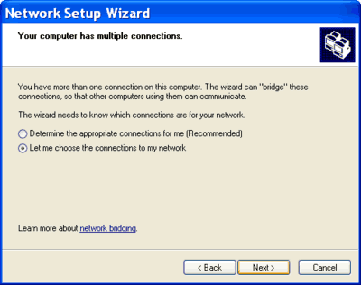 Network Setup Wizard