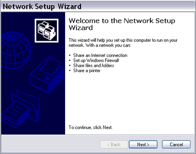 Network Setup Wizard